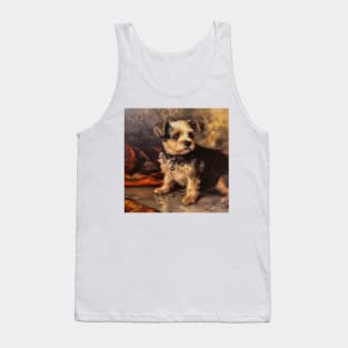 Antique dog portrait Tank Top